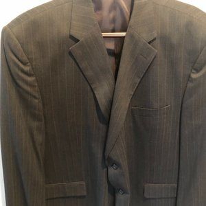 Men's Sport Coat Size 56 Regular Big & Tall Grey
